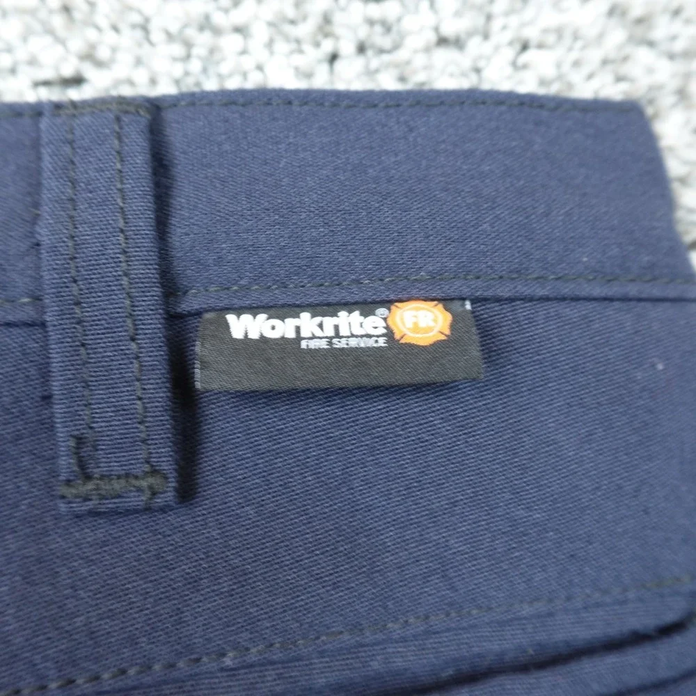 NEW Workrite FR Pants Mens 34X33 Blue Fire Flame Resistant Nomex Aramid Work
